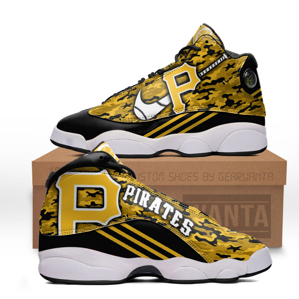 Pittsburgh Pirates J13 Sneakers Custom Shoes-Gear Wanta