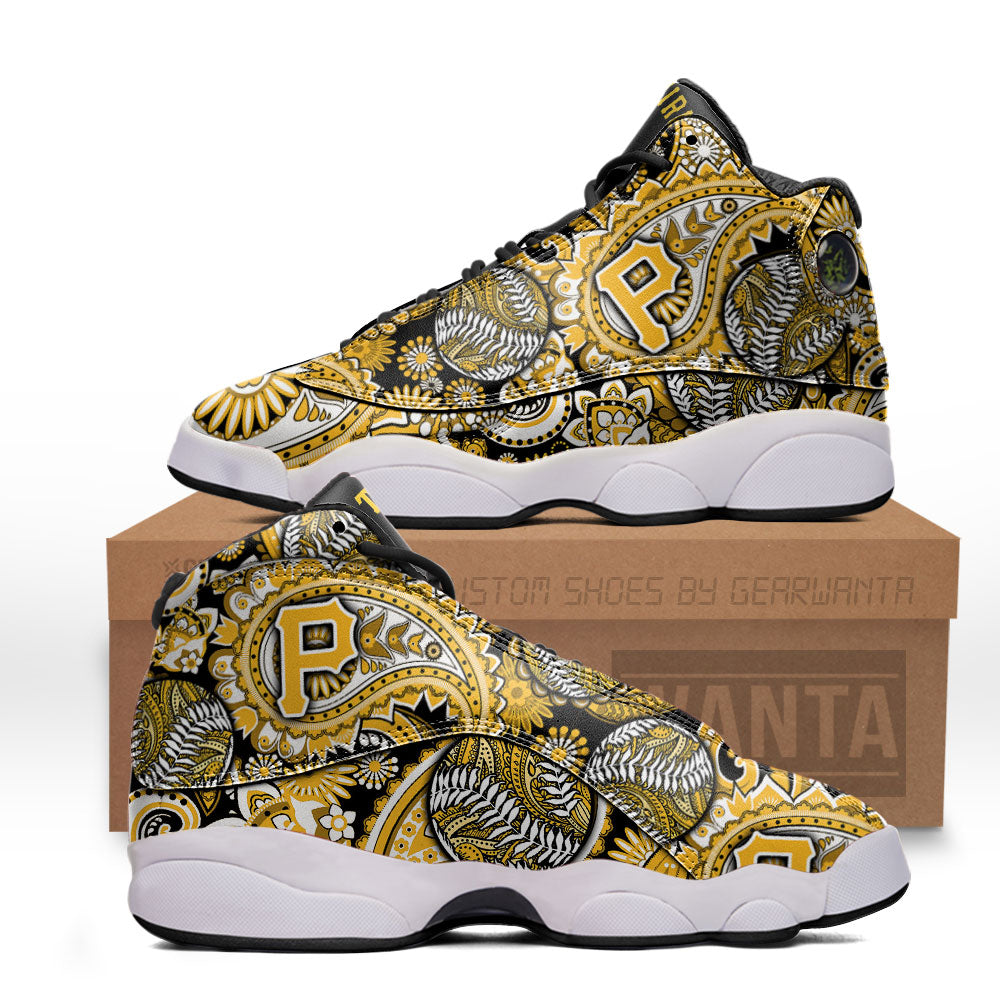 Pittsburgh Pirates J13 Sneakers Custom Shoes-Gear Wanta