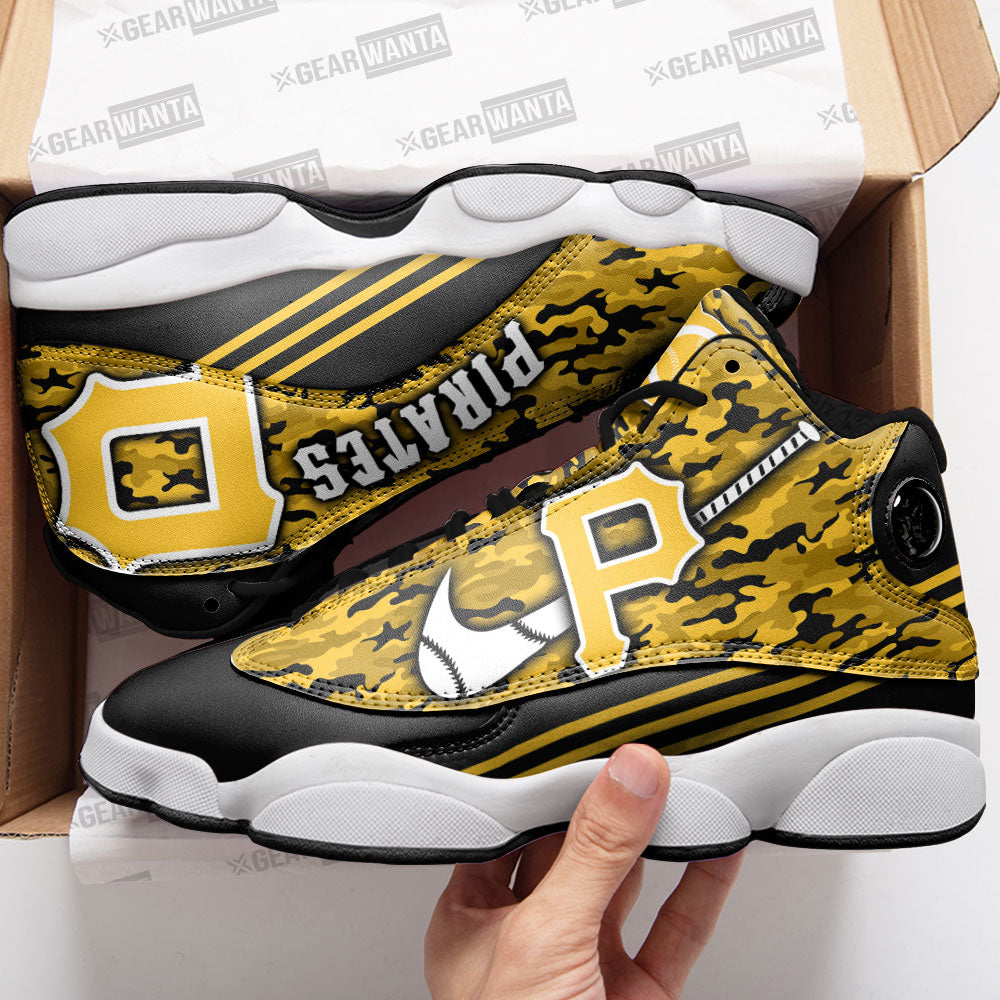 Pittsburgh Pirates J13 Sneakers Custom Shoes-Gear Wanta