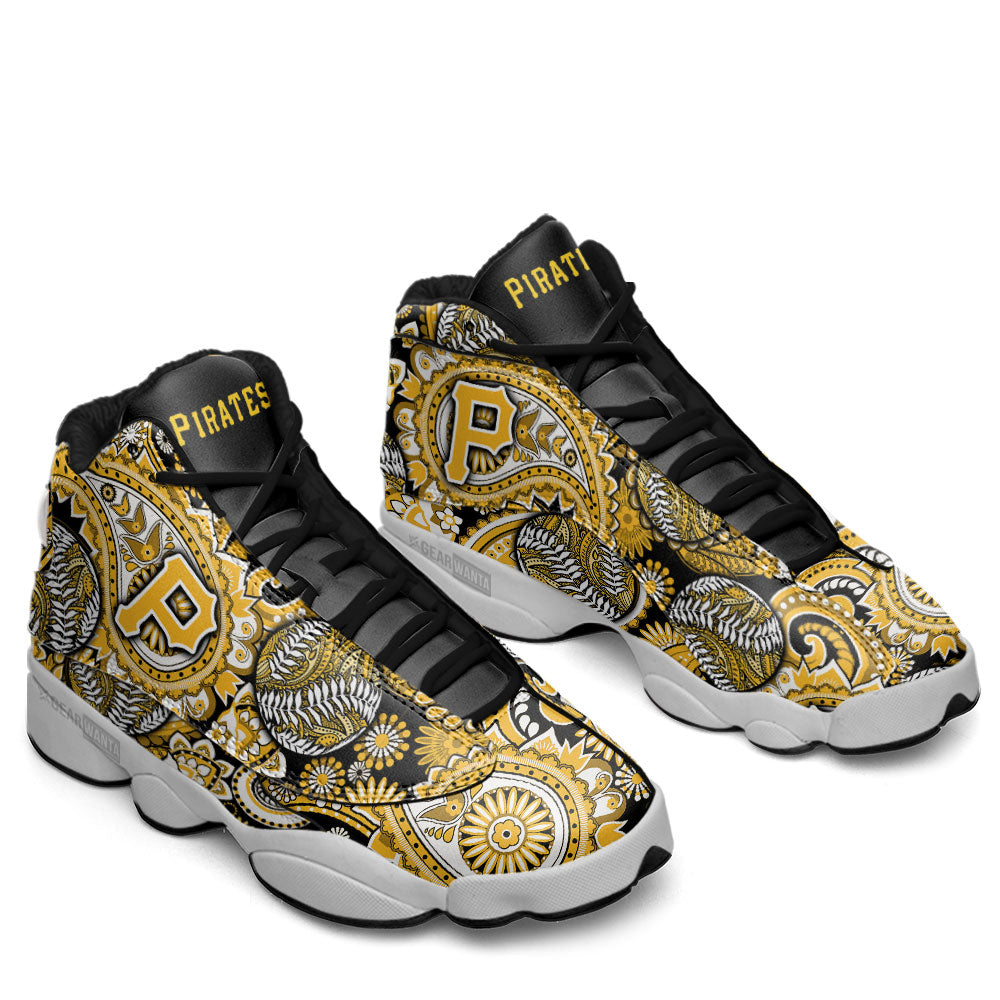 Pittsburgh Pirates J13 Sneakers Custom Shoes-Gear Wanta