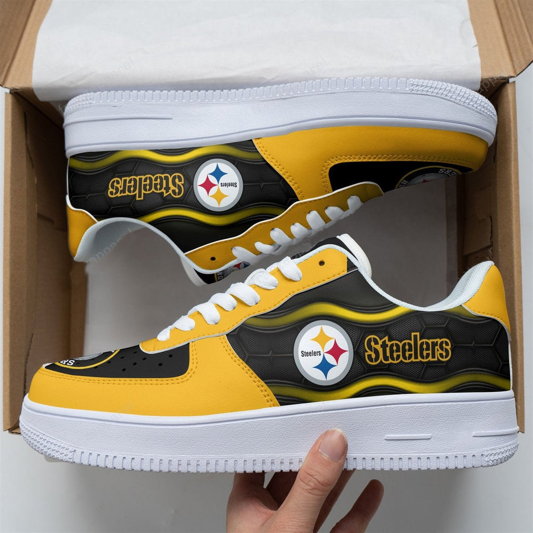 Pittsburgh Steelers Air Sneakers 130RB-NAF-Gear Wanta