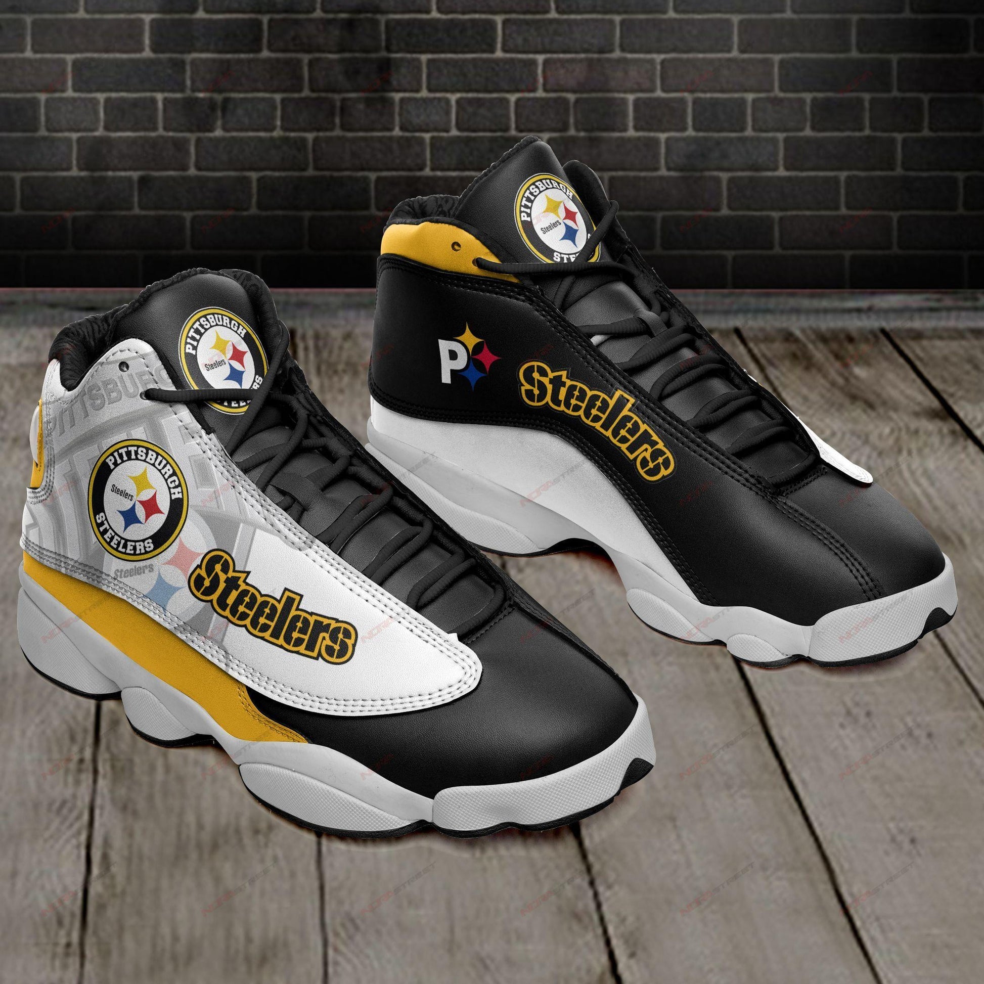 Pittsburgh Steelers J13 Sneakers Custom-Gear Wanta