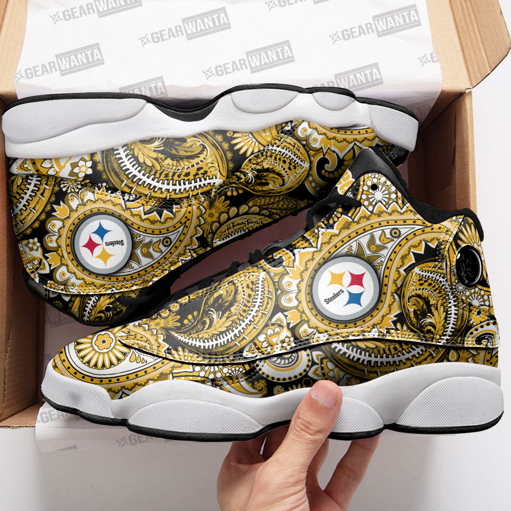 Pittsburgh Steelers J13 Sneakers Custom Shoes-Gear Wanta