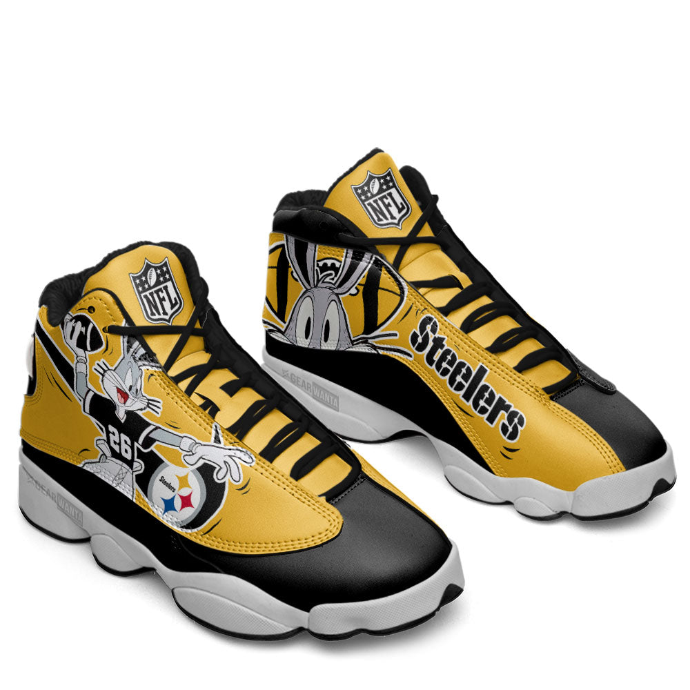 Pittsburgh Steelers J13 SneakersCustom Shoes-Gear Wanta