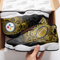 Pittsburgh Steelers J13 Sneakers Custom Shoes-Gear Wanta