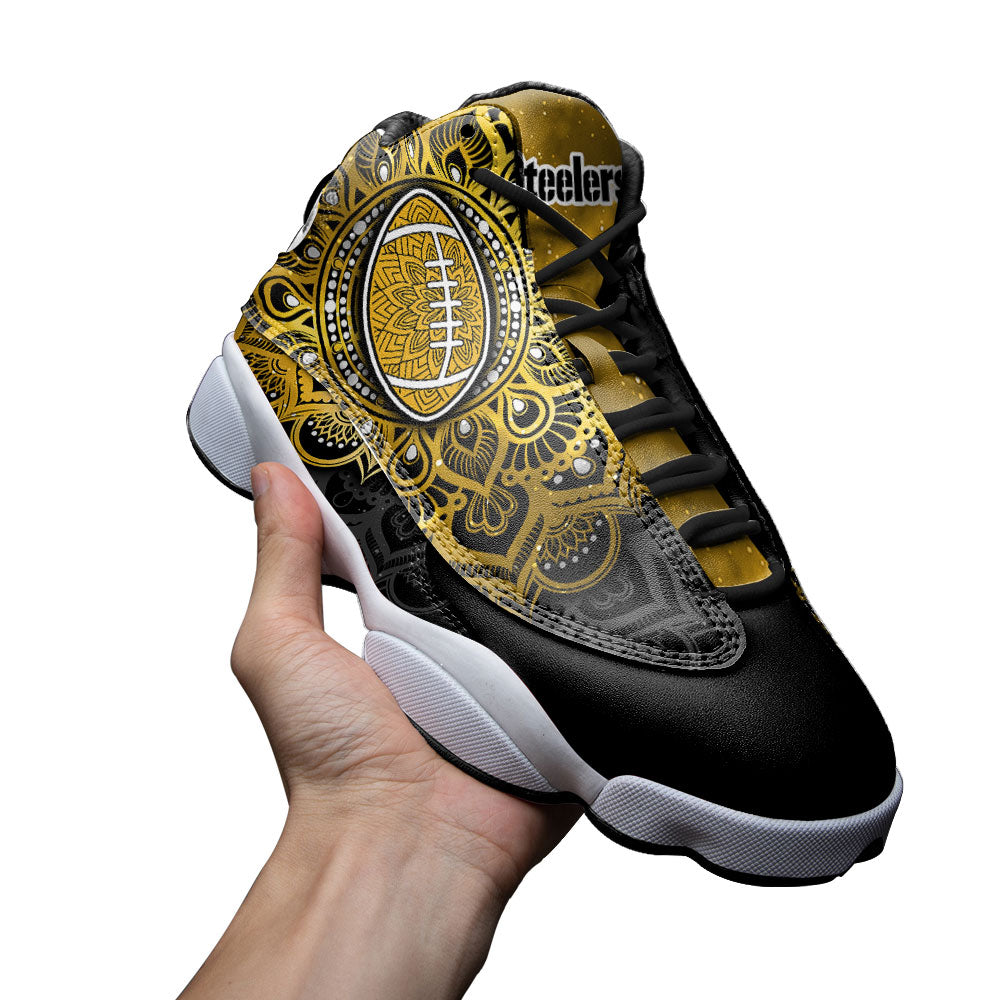 Pittsburgh Steelers J13 Sneakers Custom Shoes-Gear Wanta