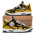 Pittsburgh Steelers J3 Sneakers Custom Shoes-Gear Wanta