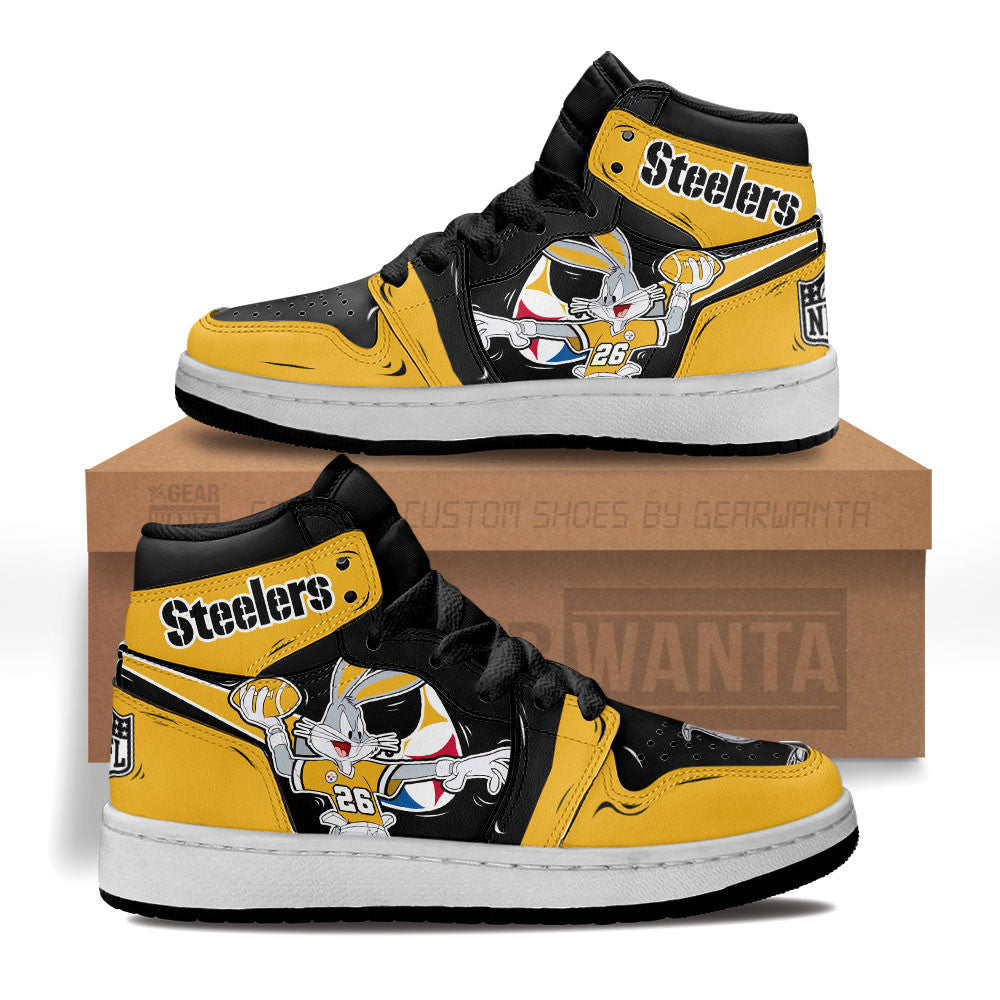 Pittsburgh Steelers Kid Sneakers Custom-Gear Wanta