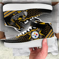 Pittsburgh Steelers Sneakers Custom Air Mid Shoes For Fans-Gear Wanta