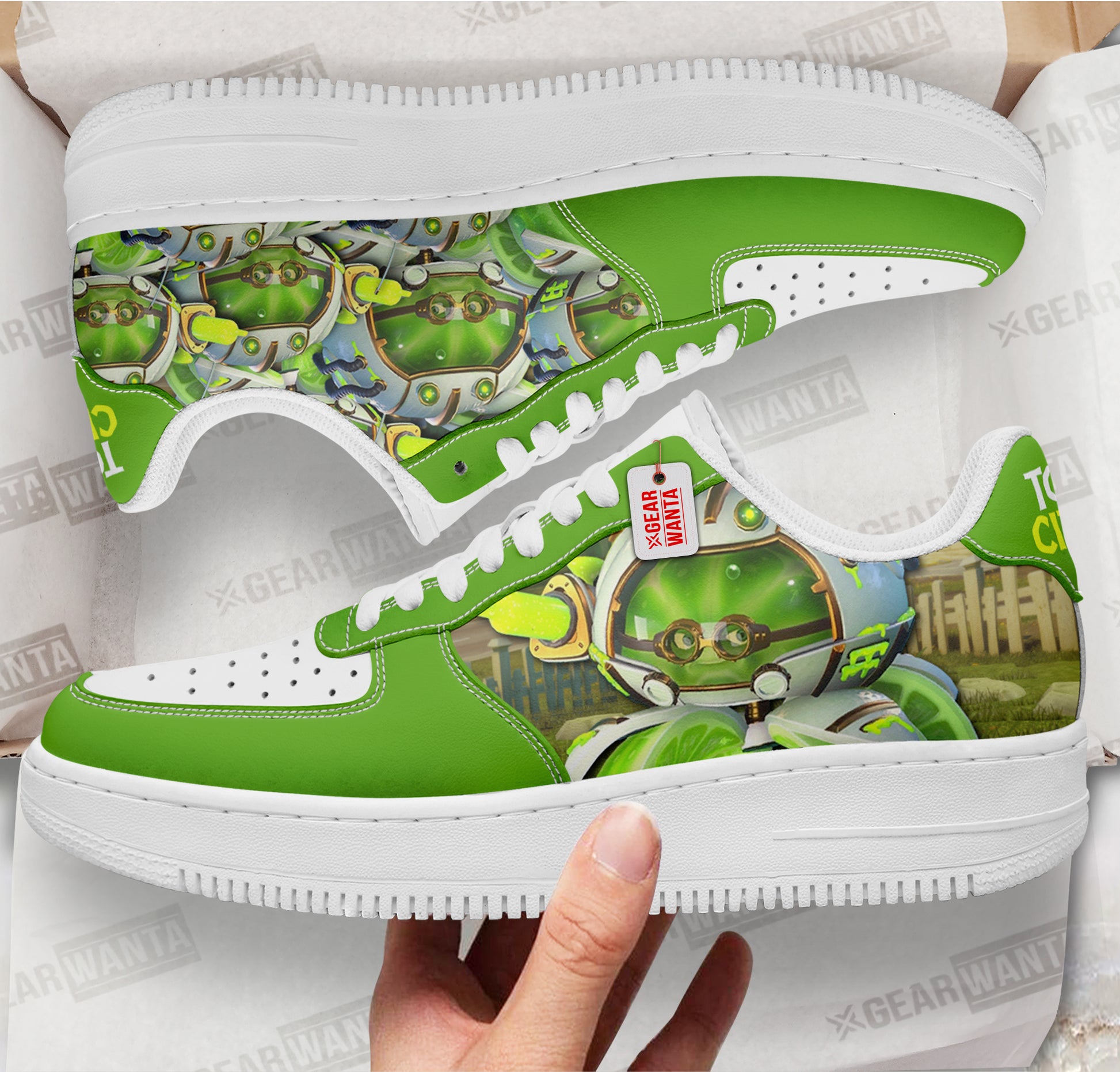 Toxic Citron Air Sneakers Personalized CollectionGear Wanta- 1- Gear Wanta