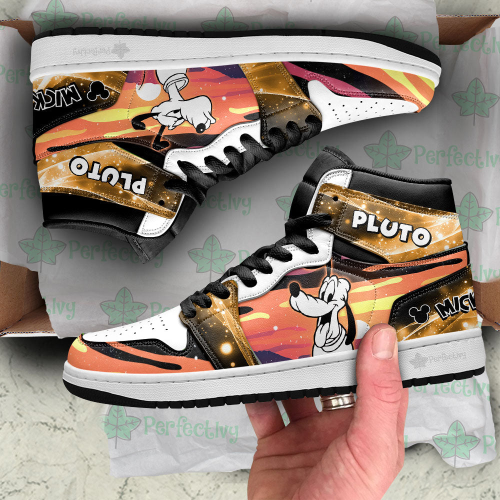 Pluto Characters Silhouette J1 Shoes Custom PT10-Gear Wanta