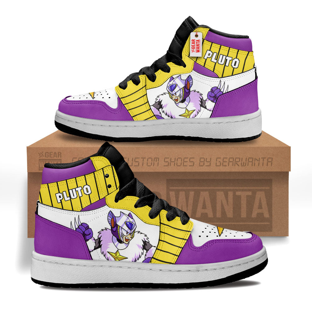 Pluto Mega Man Kid Sneakers Custom For Kids-Gear Wanta
