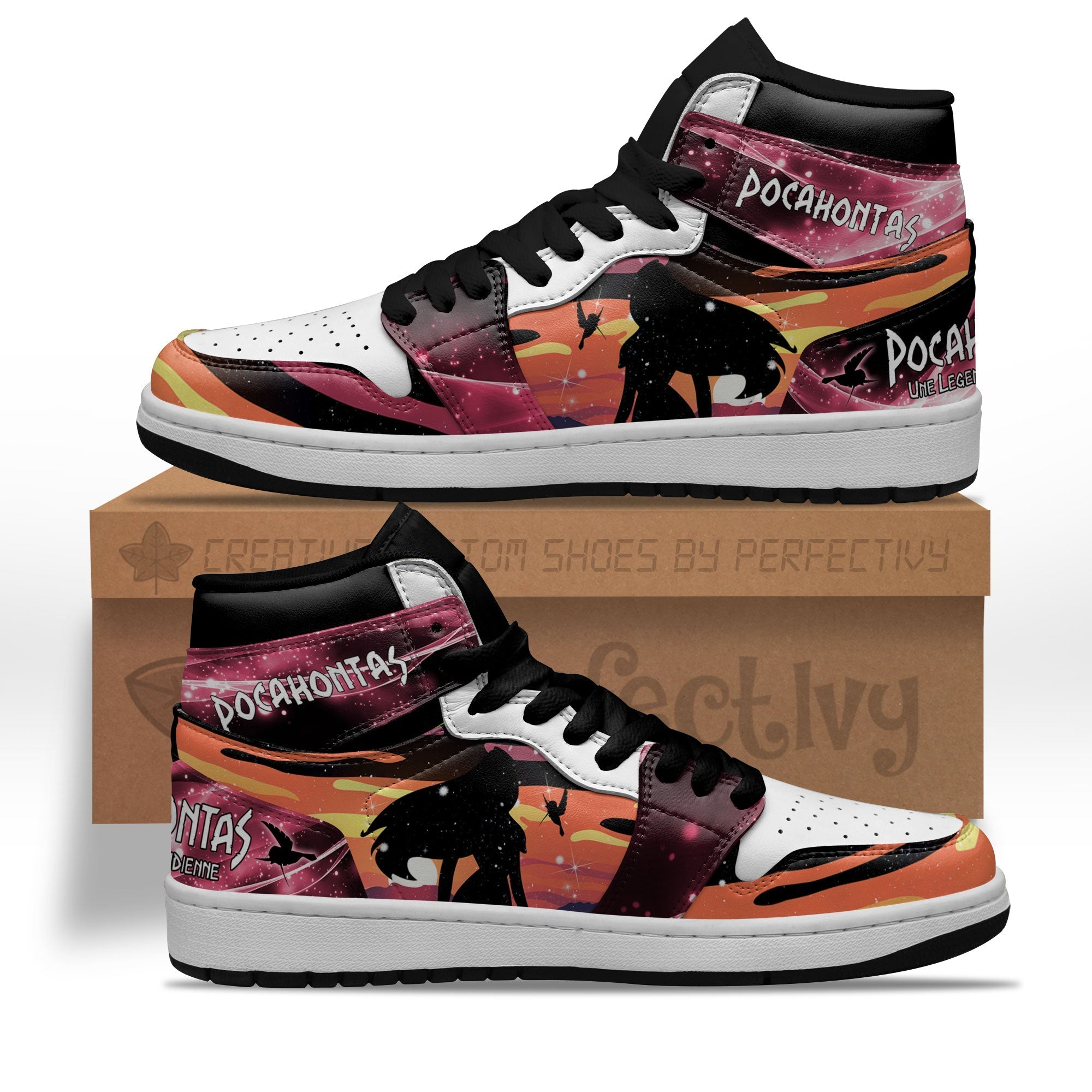 Pocahontas Silhouette J1 Shoes Custom For Fans Sneakers PT10-Gear Wanta