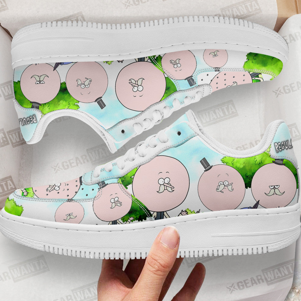 Pops Maellard Air Sneakers Custom Regular Show Shoes-Gear Wanta