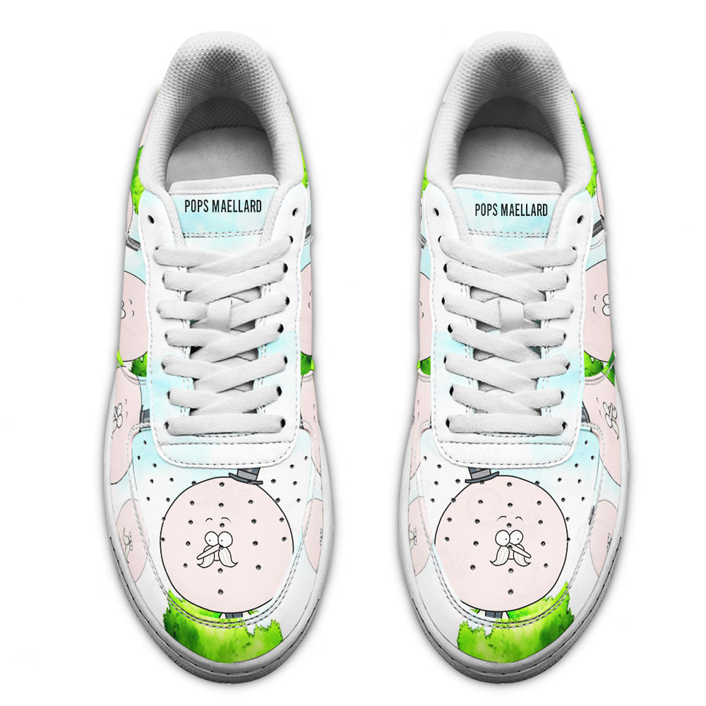 Pops Maellard Air Sneakers Custom Regular Show Shoes-Gear Wanta