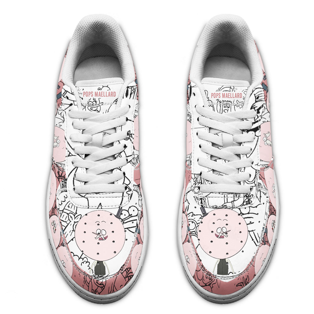 Pops Maellard Regular Show Air Sneakers Custom Cartoon Shoes-Gear Wanta