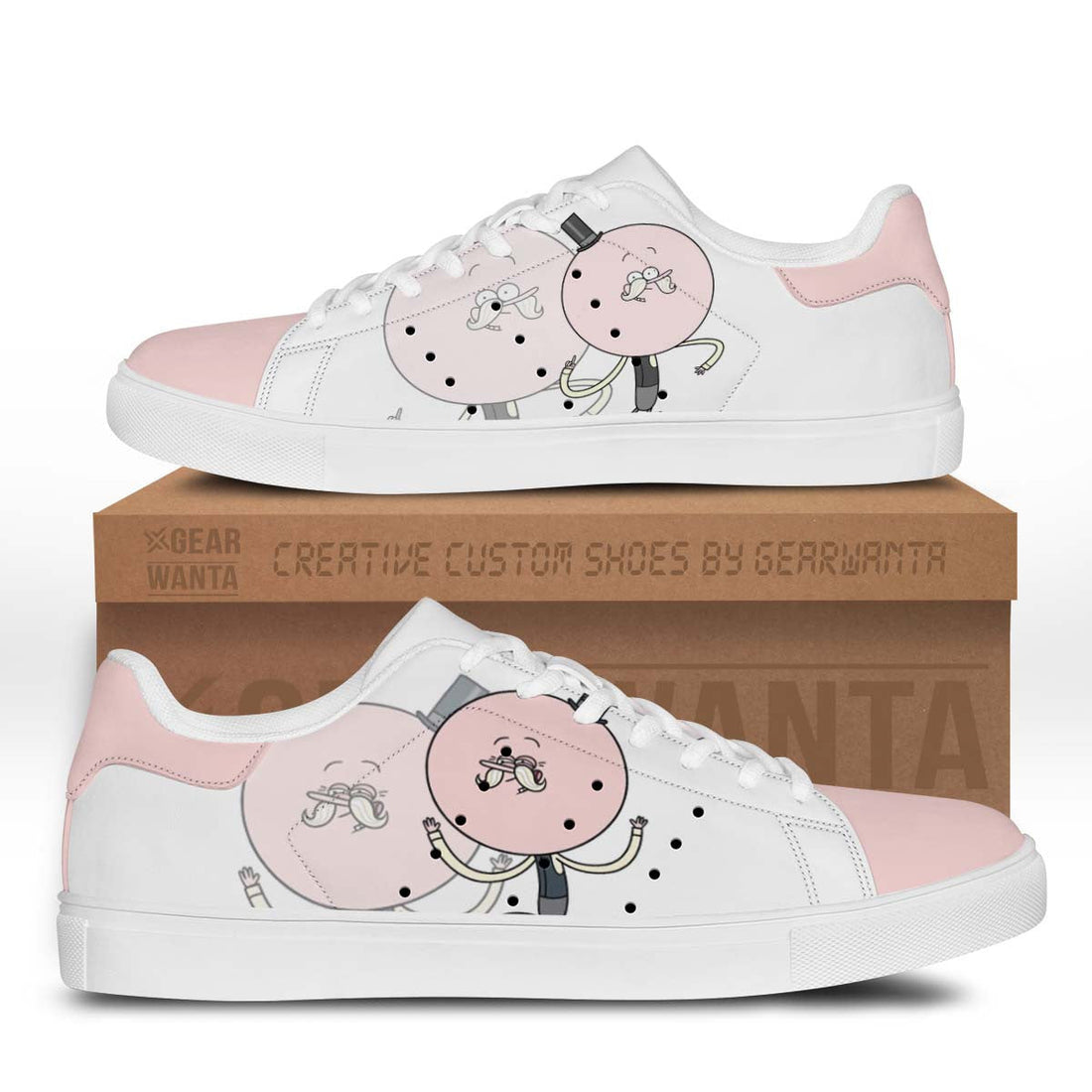 Pops Maellard Stan Shoes Custom Regular Show Cartoon Shoes-Gear Wanta