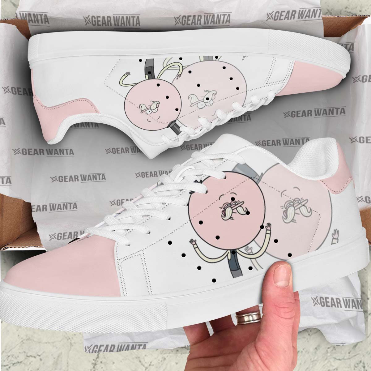 Pops Maellard Stan Shoes Custom Regular Show Cartoon Shoes-Gear Wanta