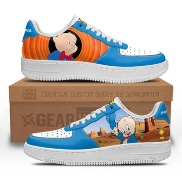 Porky Pig Looney Tunes Custom Air Sneakers QD14-Gear Wanta