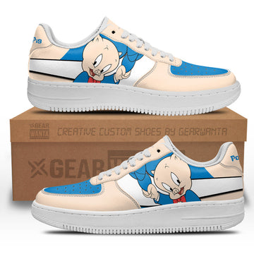 Porky Pig Custom Cartoon Air Sneakers LT13-Gear Wanta