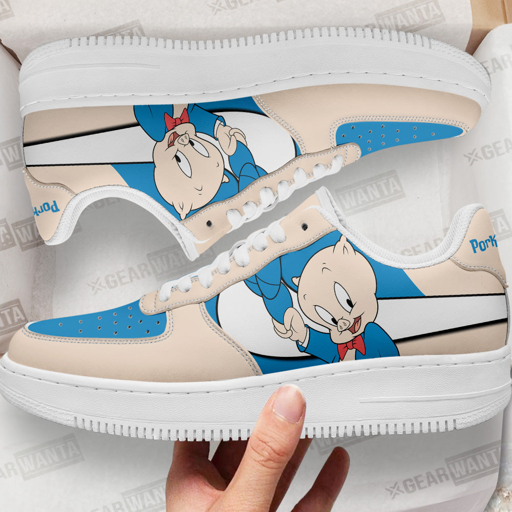 Porky Pig Custom Cartoon Air Sneakers LT13-Gear Wanta