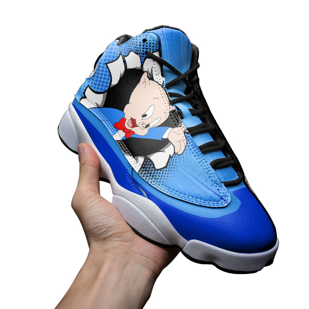 Porky Pig J13 Sneakers Custom Comic Style Shoes-Gear Wanta