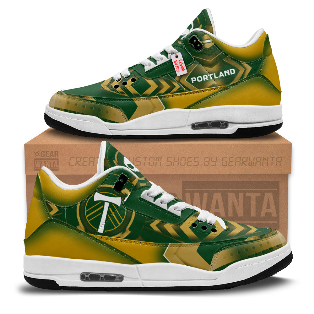 Portland Timbers J3 Sneakers Custom Shoes-Gear Wanta