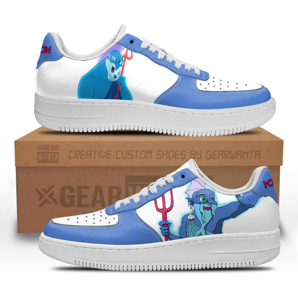 Poseidon Hercules Custom Air Sneakers QD12 Gear Wanta