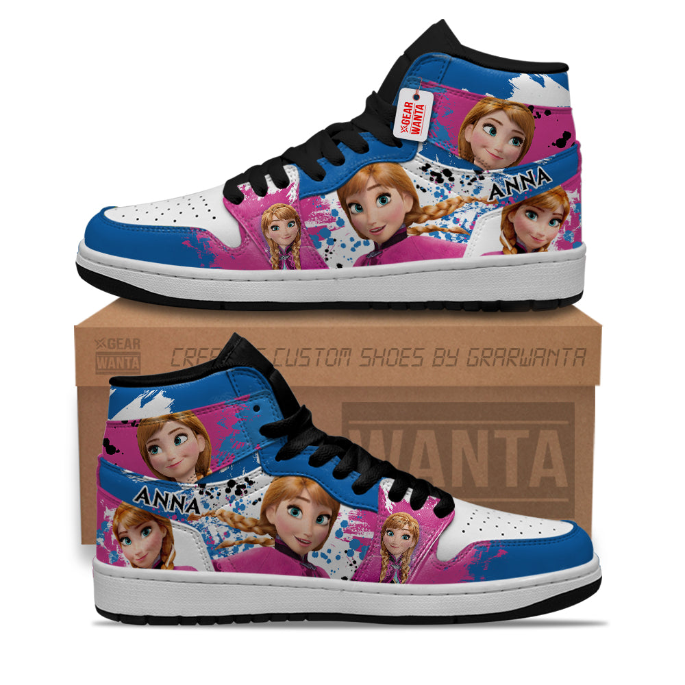 Princess Anna J1 Shoes Custom For Fans- gearwanta.com