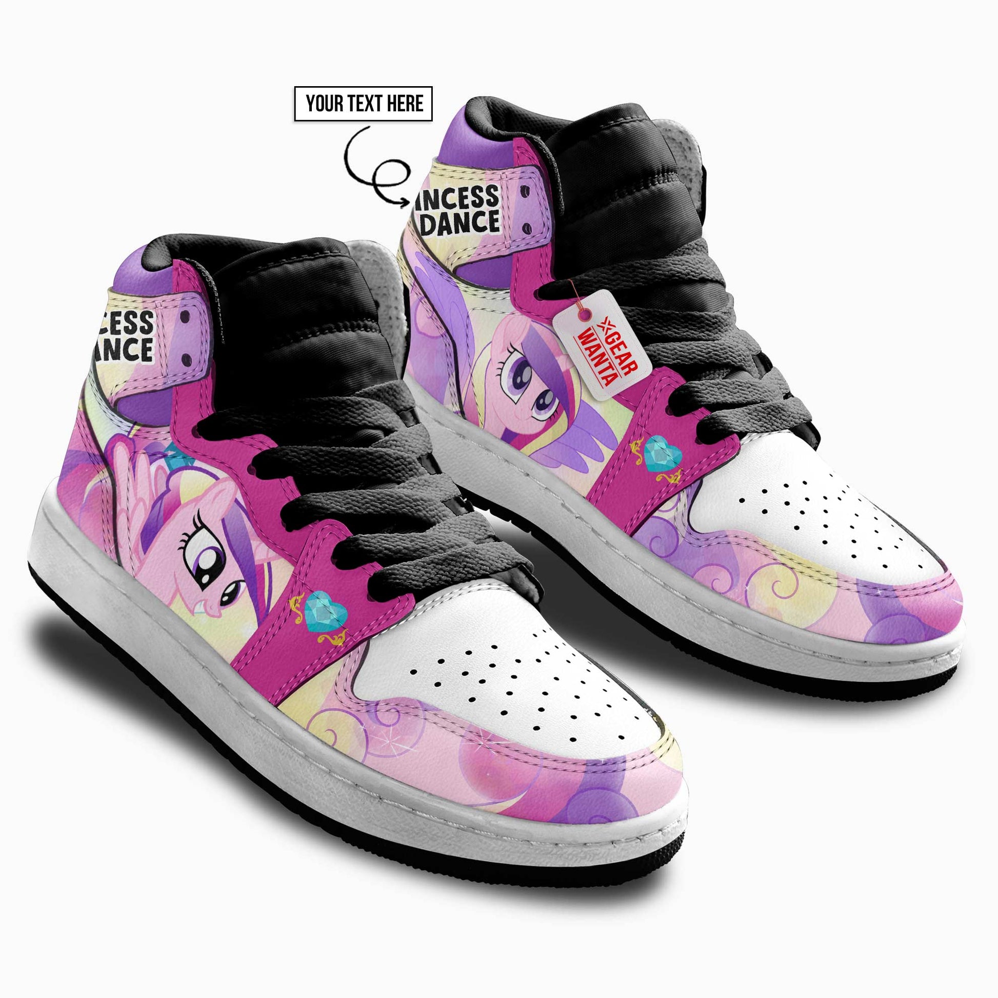 Princess Cadance Kid J1s Sneakers Personalized Cartoon Collection - Gearwanta.com