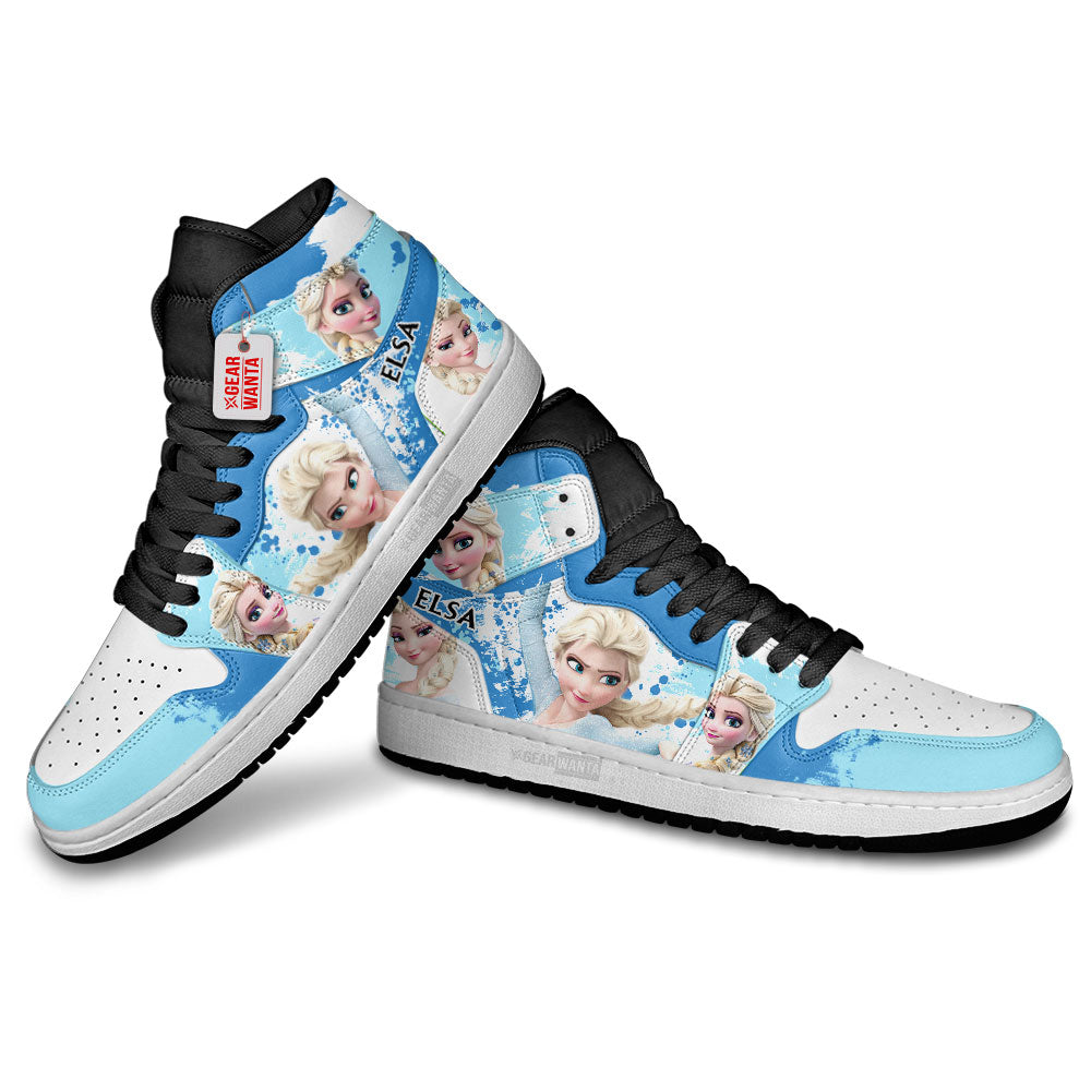 Princess Elsa J1 Shoes Custom For Fans- gearwanta.com