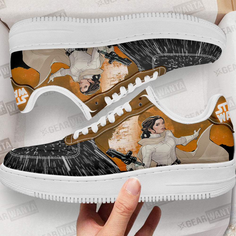 Princess Leia Air Sneakers Custom Star Wars Shoes-Gear Wanta