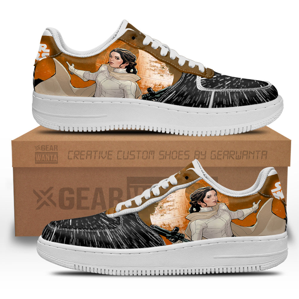 Princess Leia Air Sneakers Custom Star Wars Shoes-Gear Wanta