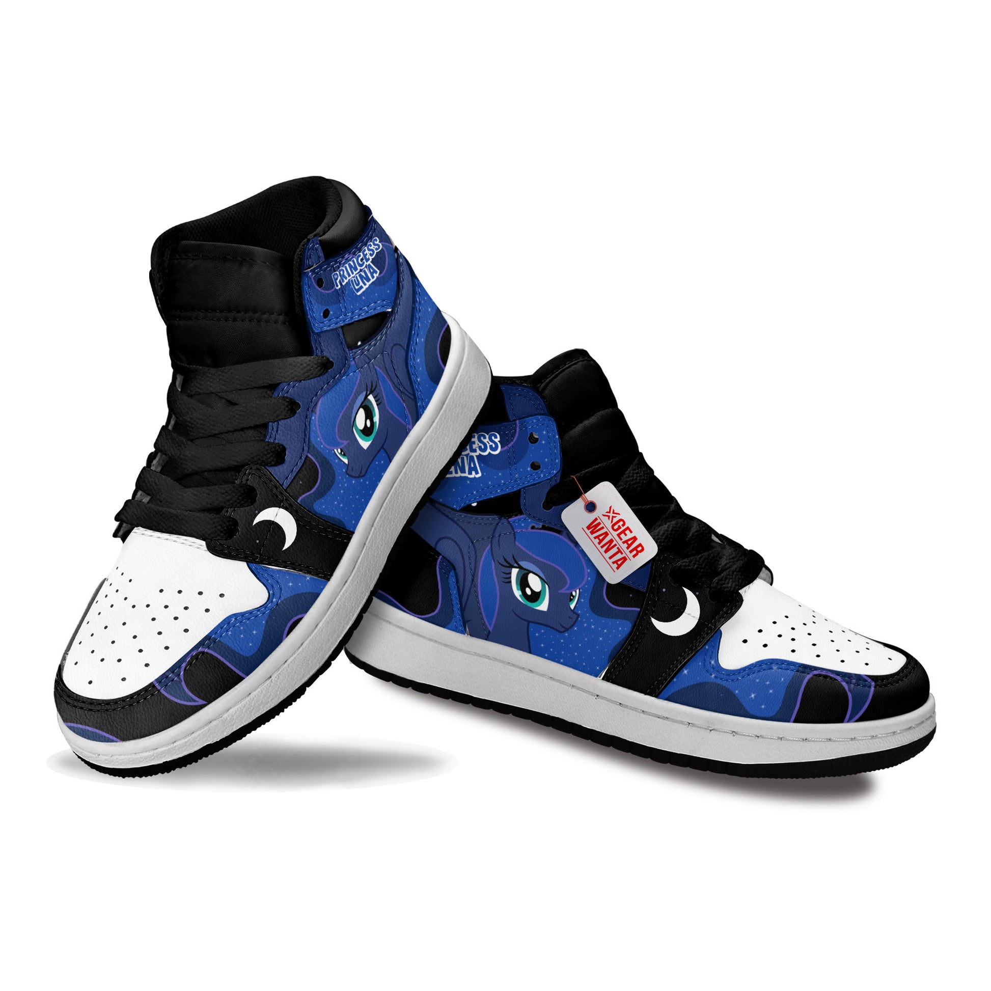 Princess Luna Kid J1s Sneakers Personalized Cartoon Collection - Gearwanta.com