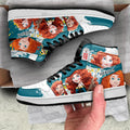 Princess Merida J1 Shoes Custom For Fans- gearwanta.com