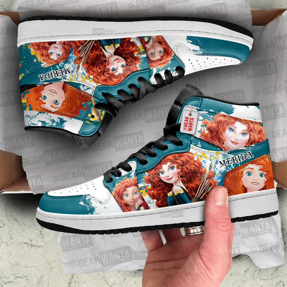 Princess Merida J1 Shoes Custom For Fans- gearwanta.com