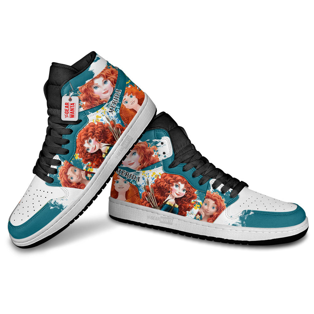 Princess Merida J1 Shoes Custom For Fans- gearwanta.com