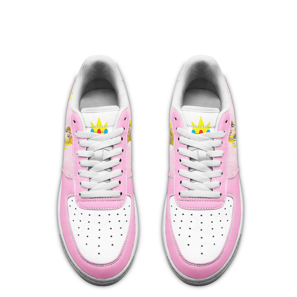 Princess Peach Super Mario Air Sneakers Custom For Gamer Shoes-Gear Wanta