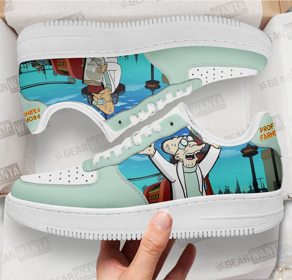 Professor Farnsworth Futurama Custom Air Sneakers QD12-Gear Wanta
