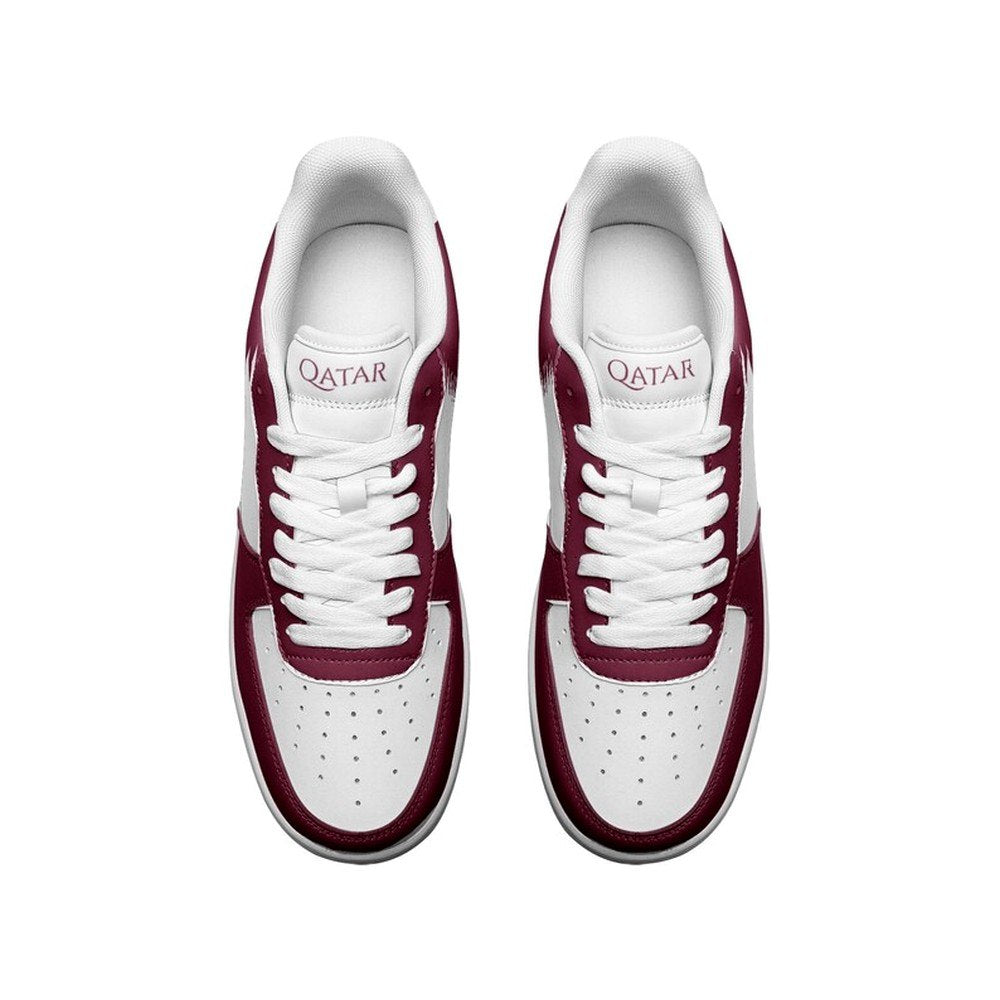 Qatar Flag Air Force Shoes Custom Country