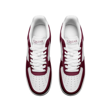 Qatar Flag Air Force Shoes Custom Country