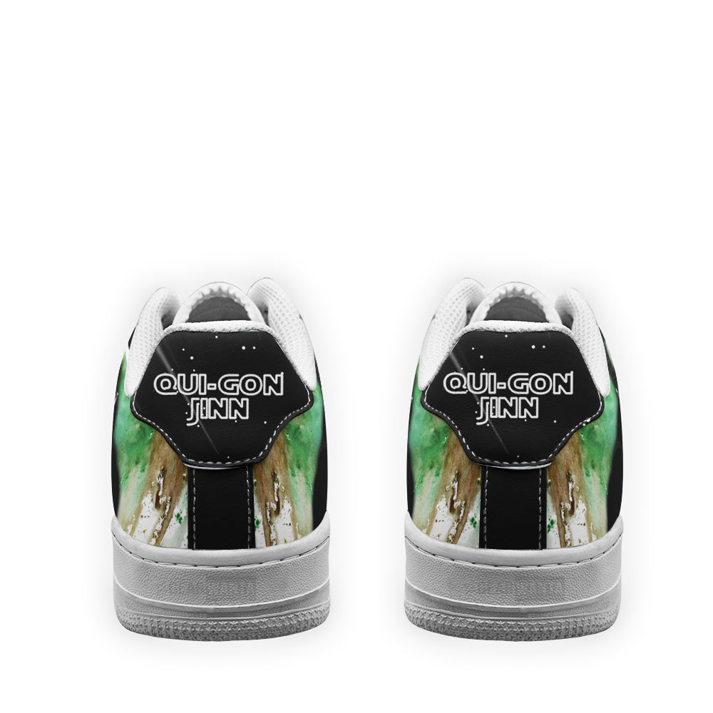 Qui-Gon Jinn Star Wars Custom Air Sneakers PT21-Gear Wanta