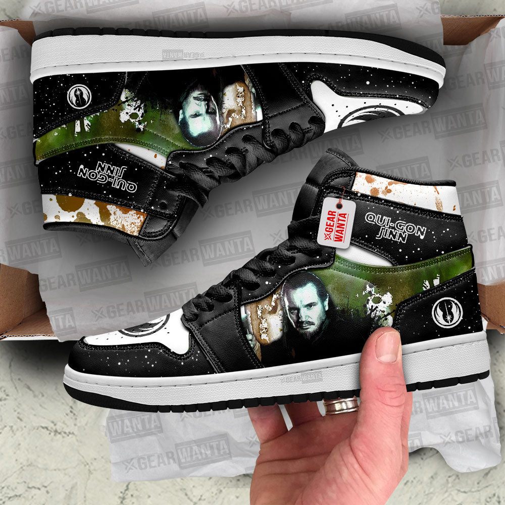 Qui-Gon Jinn Star Wars J1 Shoes Custom Sneakers PT21-Gear Wanta