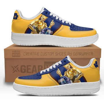 R2-D2 & C-3PO Star Wars Custom Air Sneakers LT11-Gear Wanta