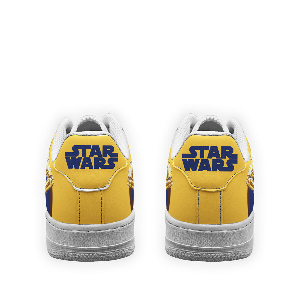 R2-D2 & C-3PO Star Wars Custom Air Sneakers LT11-Gear Wanta