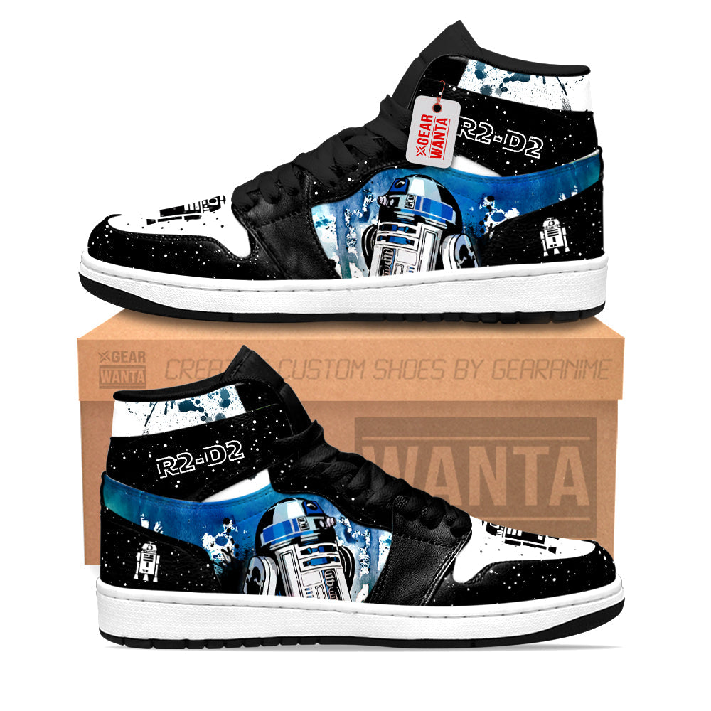 R2-D2 Star Wars J1 Shoes Custom Sneakers PT21-Gear Wanta