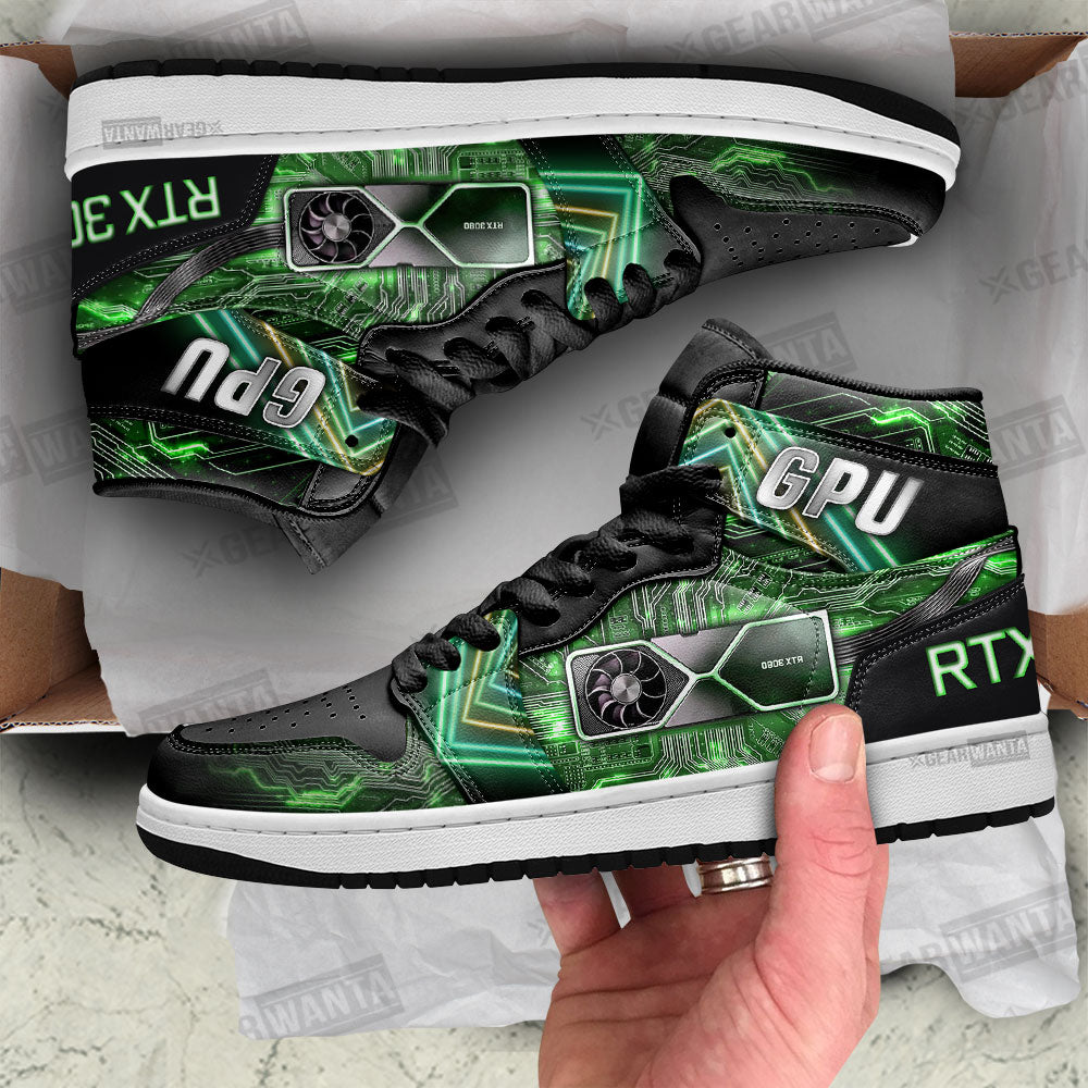 RTX 3080 Gaming Shoes Shoes Custom Gifts Idea For Fans TT27-Gear Wanta