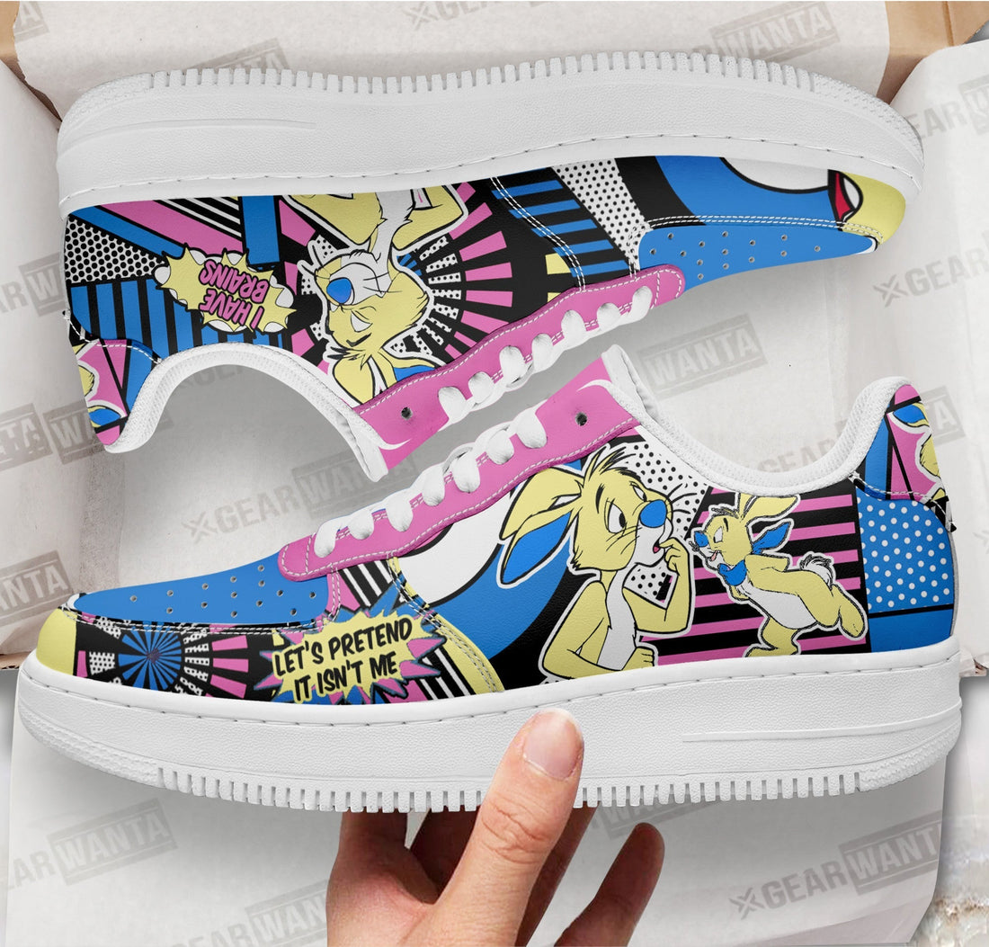 Rabbit Winnie The Pooh Air Sneakers Custom Comic Shoes-Gear Wanta
