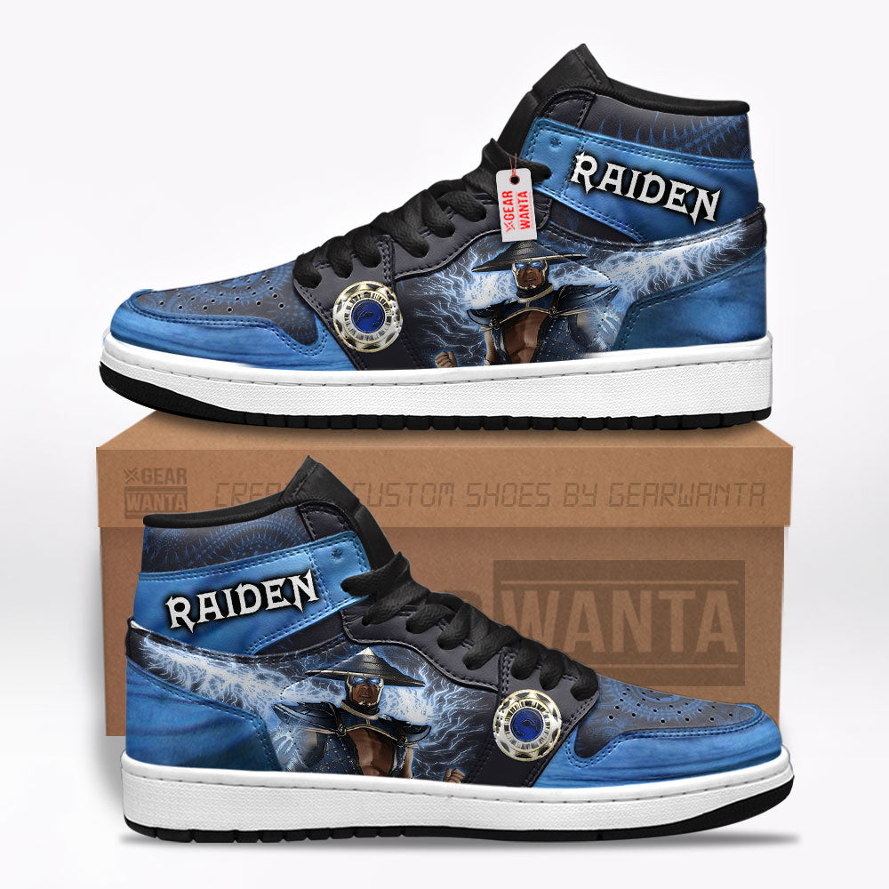 Raiden Mortal Kombat J1 Shoes Custom Sneakers For Fans TT24-Gear Wanta