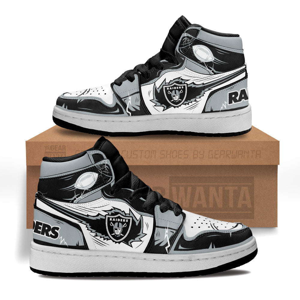 Raiders Kid Sneakers Custom-Gear Wanta